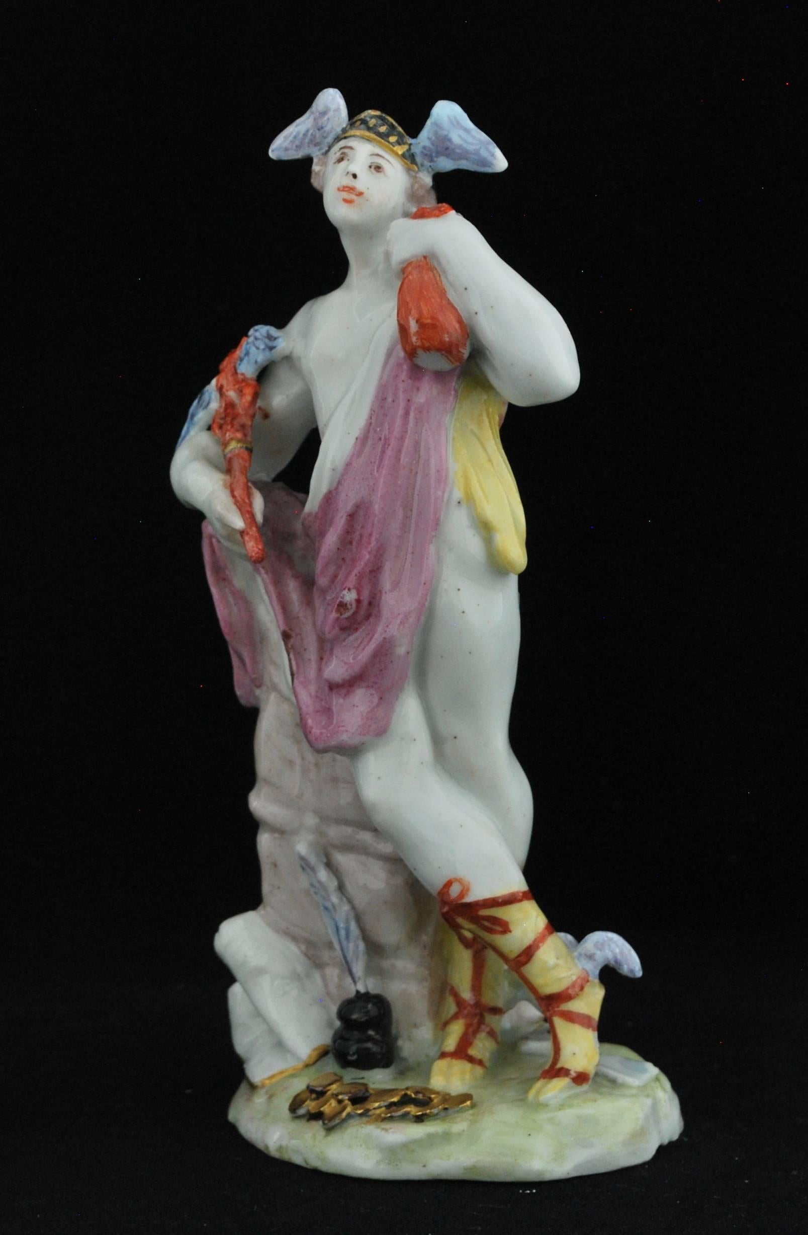 Figure, Mercury, Bow Porcelain, circa 1748 For Sale 2