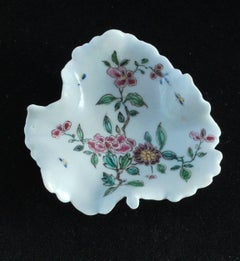 Early Bow Porcelain Pickle Dish, circa 1748