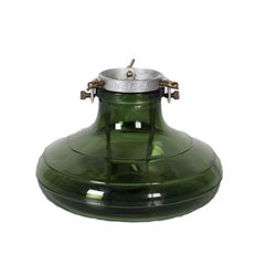 1930, Bulach of Switzerland, Green Glass Christmas Tree Stand