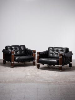 Paire de fauteuils « El Rancho » conçus par Maija Ruoslahti, Finlande, années 1970