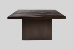 Pine Coffee Table with Split Bamboo by Aguirre Design