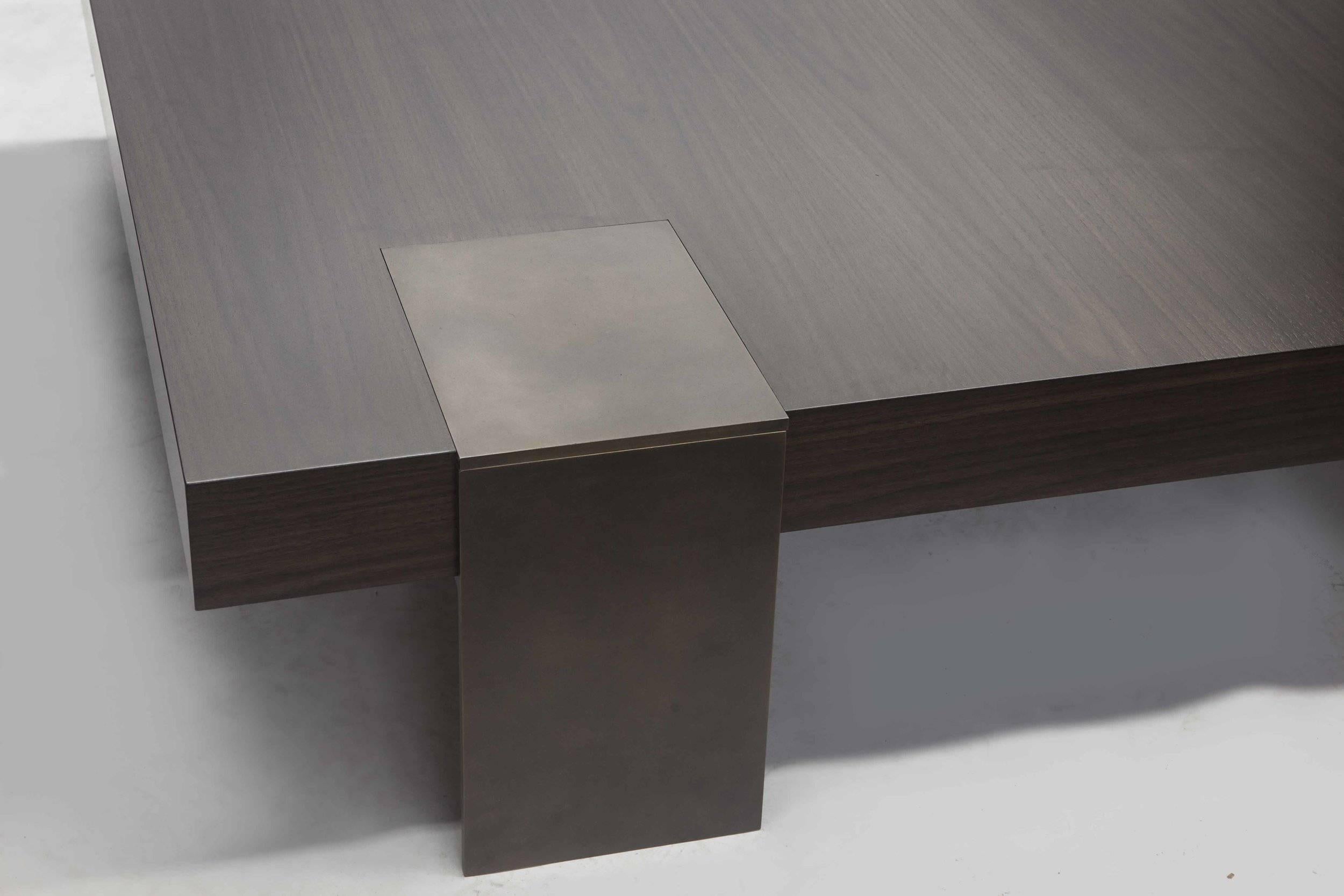 Minimalist Warren Coffee Table by Aguirre Design For Sale