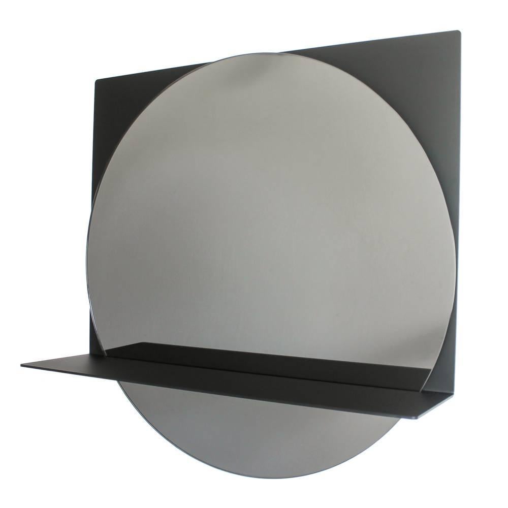 Contemporary Minimal Steel Framed Mirror 'The Starting Point Mirror' In New Condition For Sale In Portland, OR
