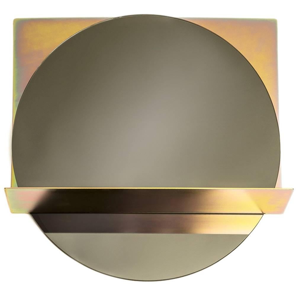 Contemporary Minimal Steel Framed Mirror 'The Starting Point Mirror' For Sale