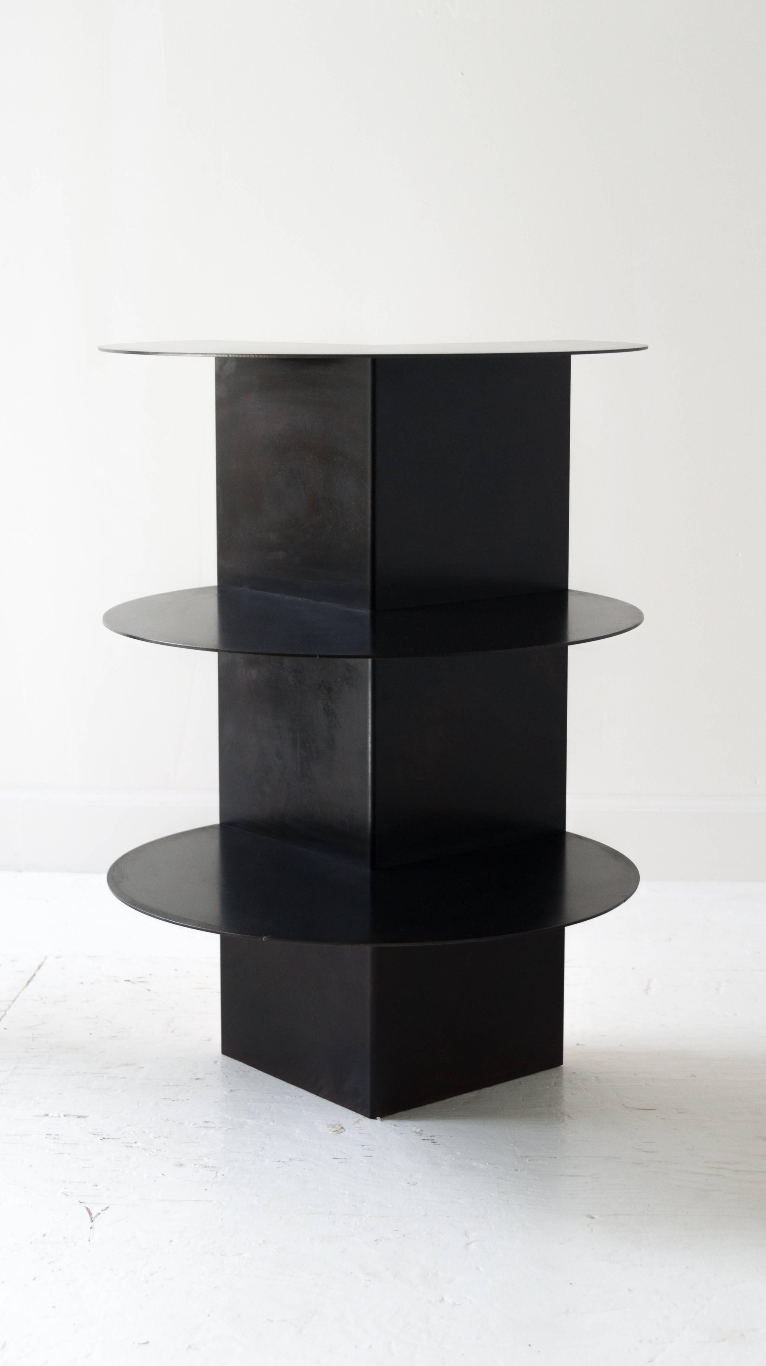 Contemporary Total Garbage Side Table or End Table by Birnam Wood Studio, Powdercoated For Sale
