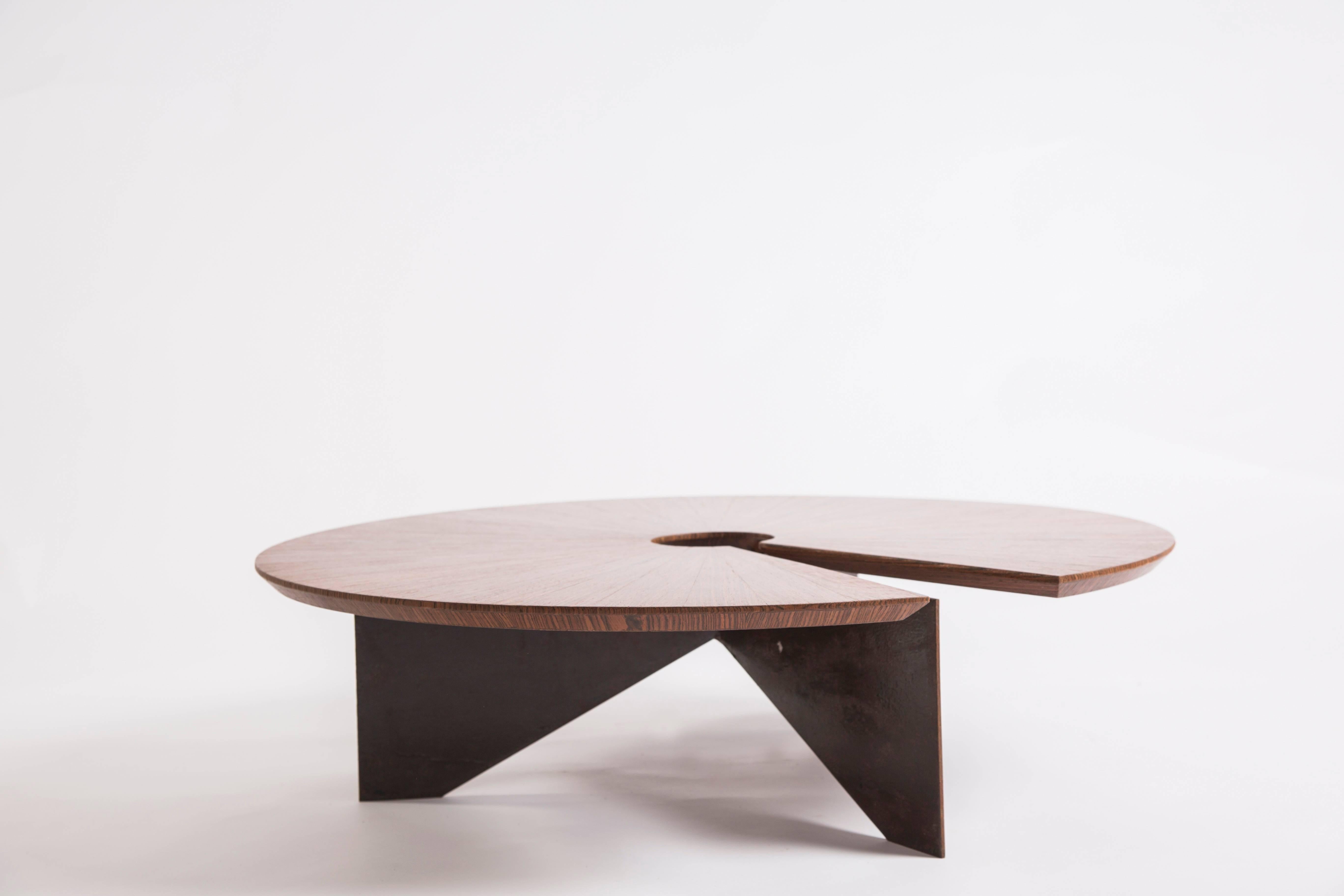 Brazilian Lena Coffee Table, Size Medium, Minimalist and Modern Style For Sale