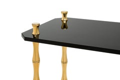 Freddie Table with Brass Legs