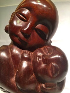 AGENOR Rare Brazilian Wood Jacaranda Sculpture