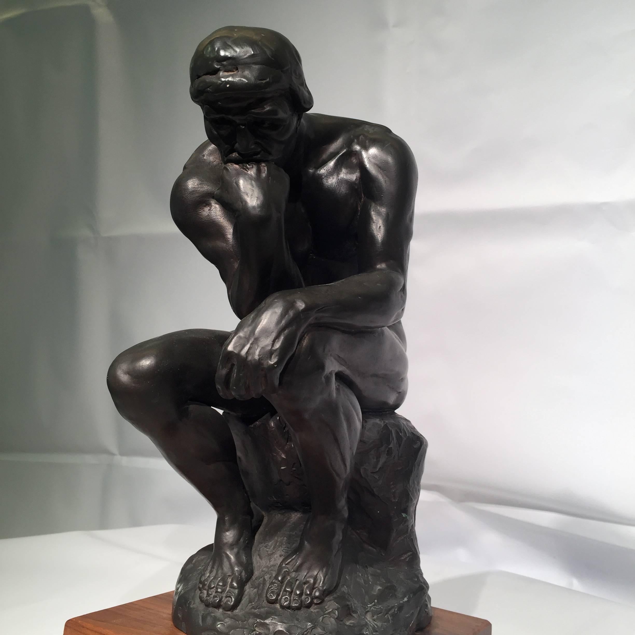 Auguste Rodin sculpture, museum reproduction.