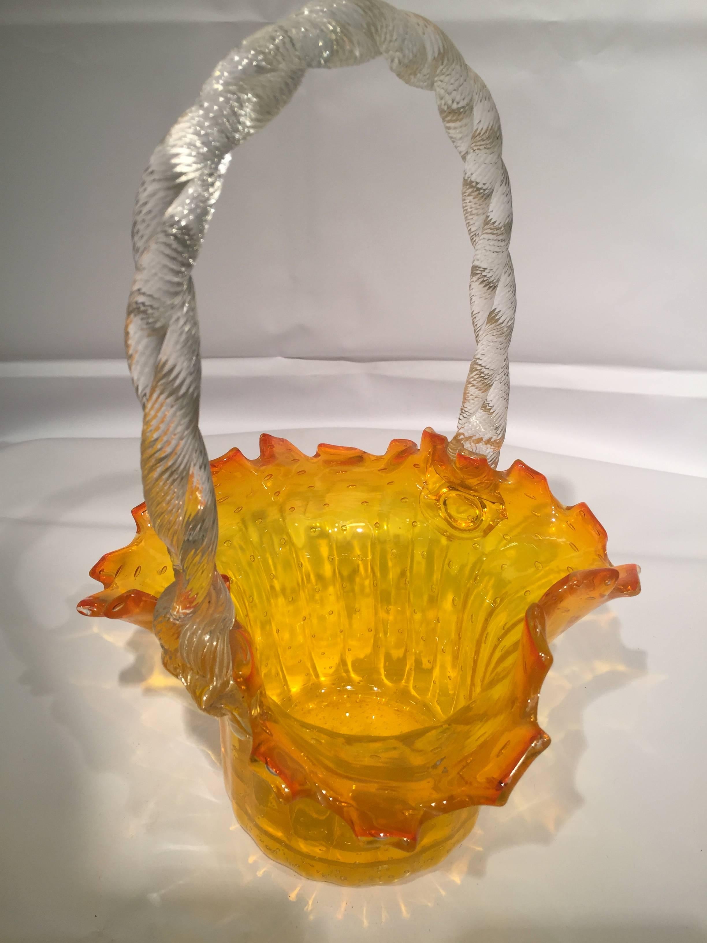 MURANO Blown Artistic Glass with Applications In Excellent Condition For Sale In Rio de Janeiro, RJ