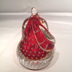 CENEDESE Sculpture in Artistic Murano Blown Glass, Paper Weight