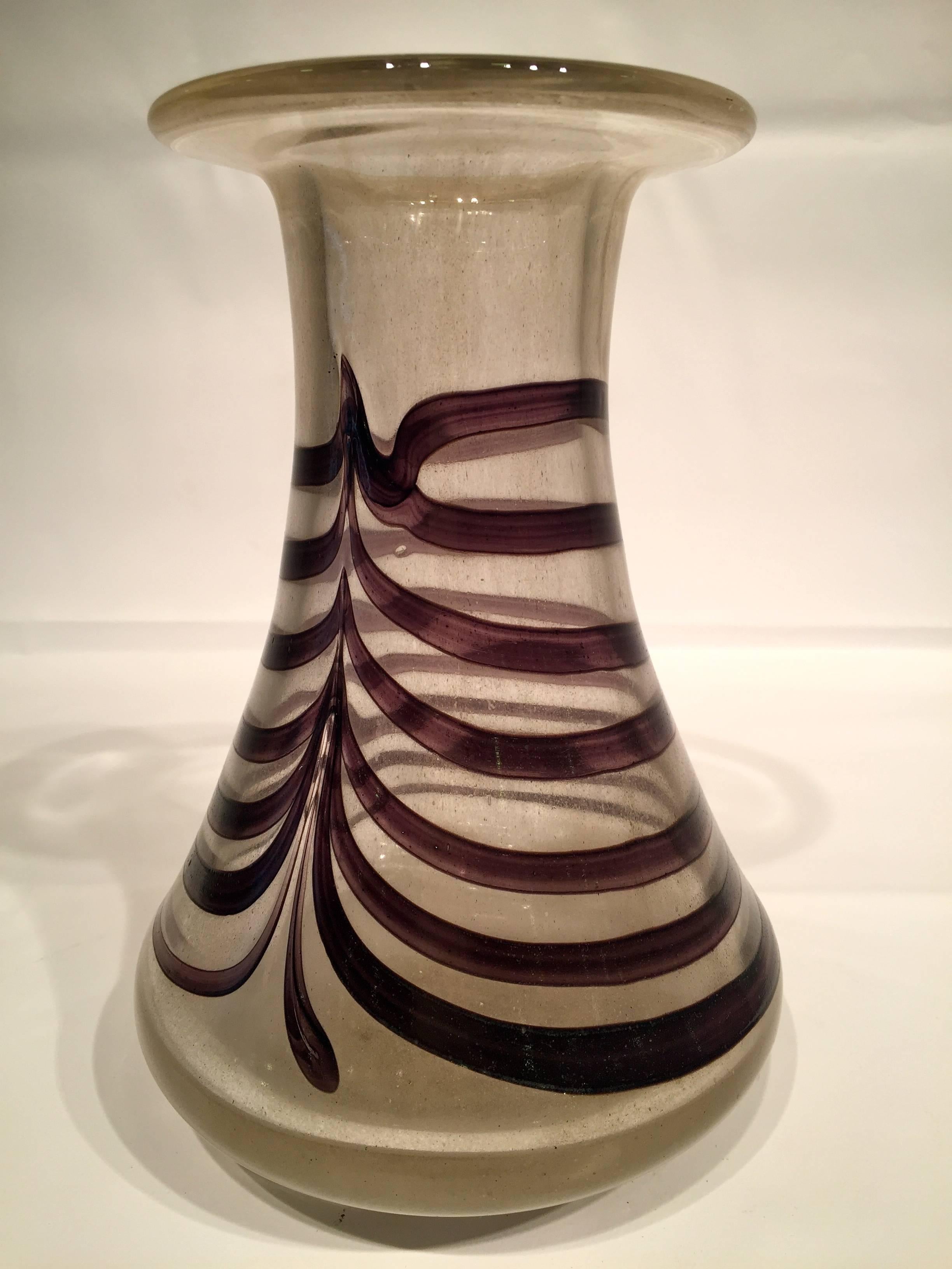 Vase in Artistic Blown Glass of Murano, circa 1970 In Excellent Condition For Sale In Rio de Janeiro, RJ