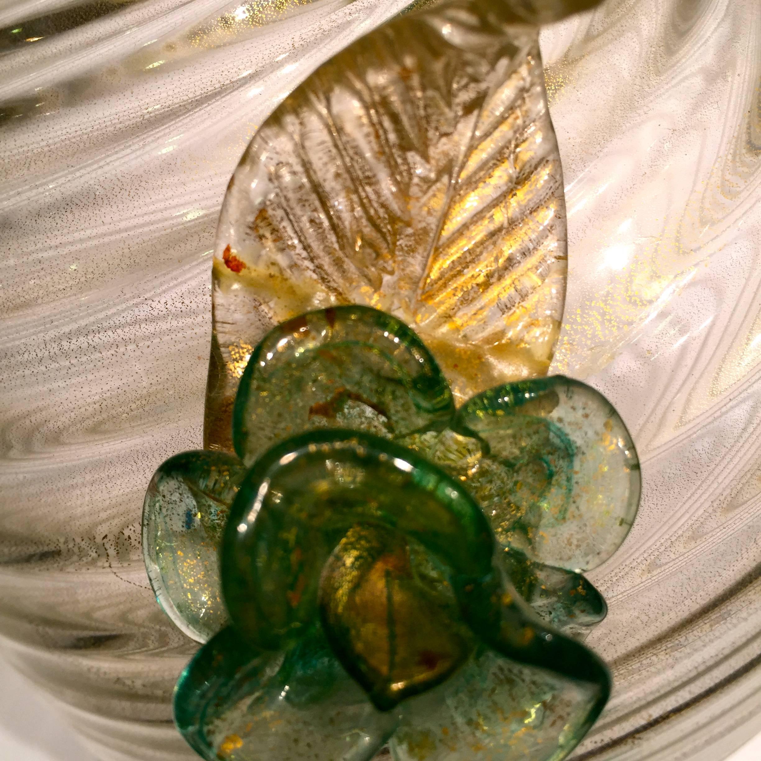 Mid-20th Century ERCOLE BAROVIER Large Artistic Blown Glass of Murano Vase, circa 1950 For Sale