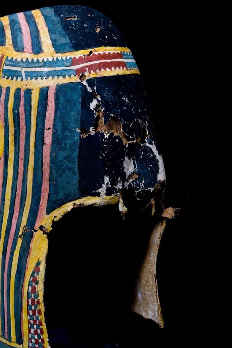 XVIIIe siècle et antérieur Masque d'origine en forme de cartonnage égyptien Ptolemaique en vente