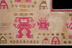 Pre-Columbian Lambayeque Textile Ceremonial Panel