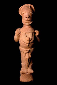 Nok Terracotta Standing Dignitary Figure, TL Tested, Nigeria Africa 500-100 BC
