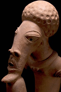 Nok Terracotta Figure of Seated Man, Nigeria, Africa TL Tested