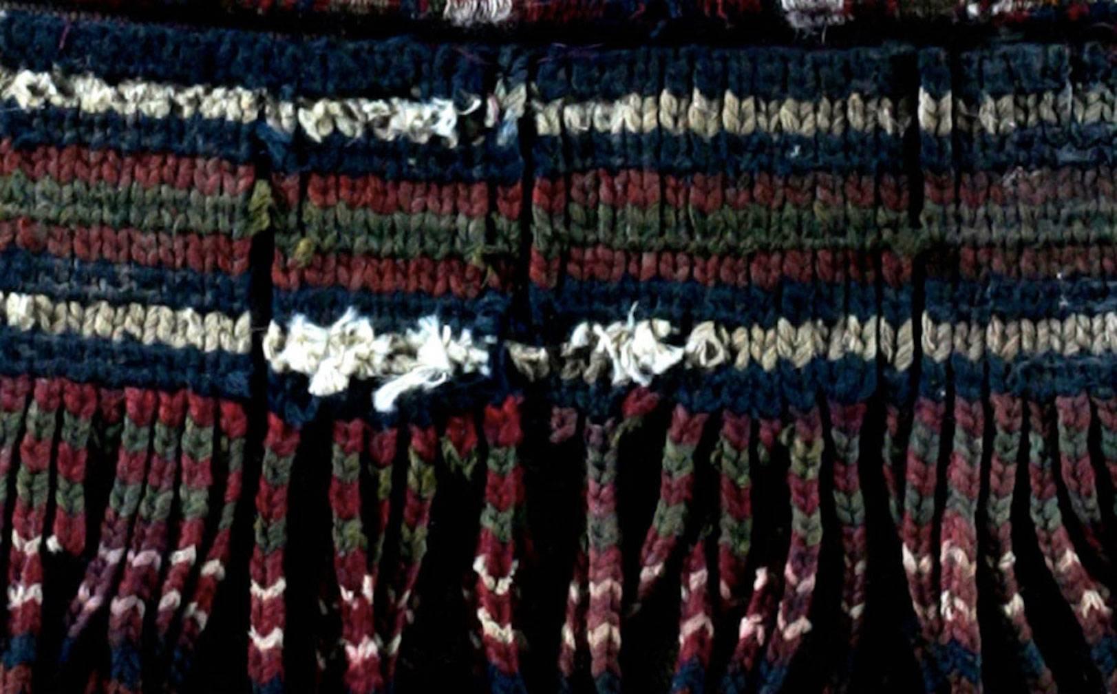 Pre-Columbian Textile Inca Multi-Color Shaman’s Coca Leaf Bag, Peru 1450-1532 AD In Excellent Condition In San Pedro Garza Garcia, Nuevo Leon