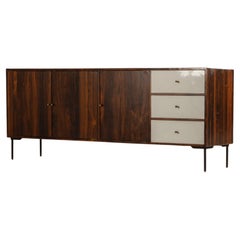 Rare 60's Sideboard, Mid-Century Brazilian Hardwood, by Geraldo de Barros