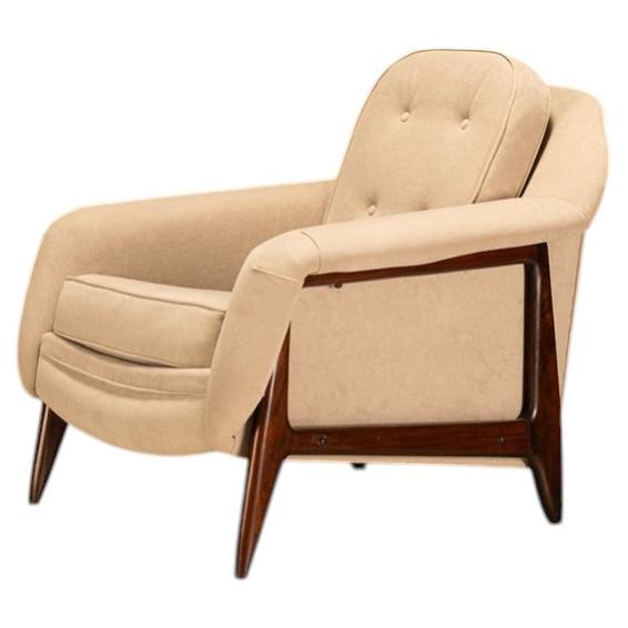 Chaise longue "Stella", par Sérgio Rodrigues, design brésilien du milieu du siècle dernier
