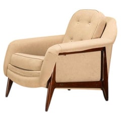 Sedia da salotto 'Stella', di Sérgio Rodrigues, design brasiliano del metà del secolo scorso