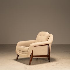 Sedia da salotto 'Stella', di Sérgio Rodrigues, design brasiliano del metà del secolo scorso