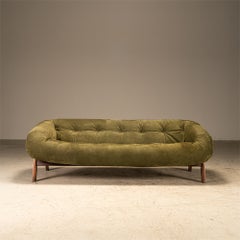 Sofa aus Jatoba-Holz von Móveis Corazza – brasilianischer Mid-Century-Stil