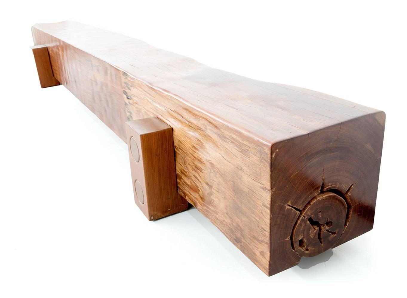 This bench, made in solid Pequi wood is a one of a kind limited edition.

Zanini de Zanine was born in Rio de Janeiro, in 1978. He worked with by Sergio Rodrigues and watched during his life the work of his father, José Zanine Caldas. Nowadays, he