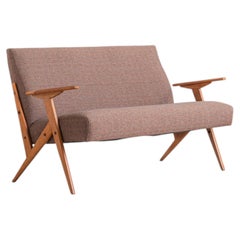 Sofá Lounge 'Linha Z' Moderno de Mitad de Siglo de José Zanine Caldas, Brasil, años 50