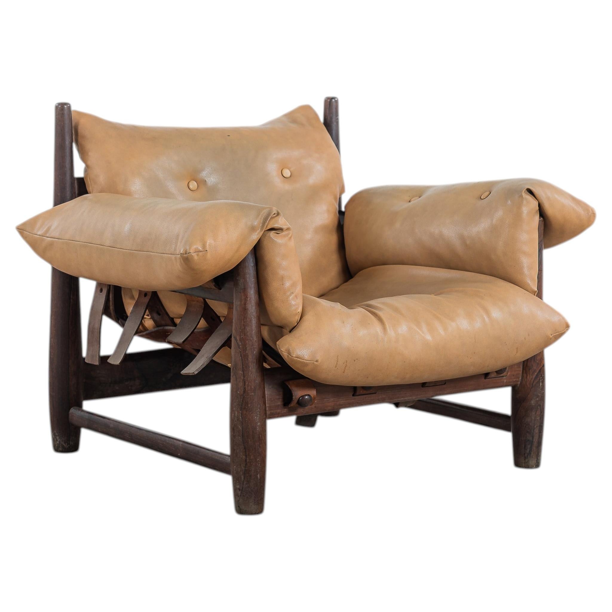 'Mole' armchair by Sergio Rodrigues, Brazil, 1960s For Sale