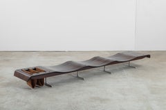 Mid-Century Modern Onda Bench by Jorge Zalszupin, Brazil, 1960s