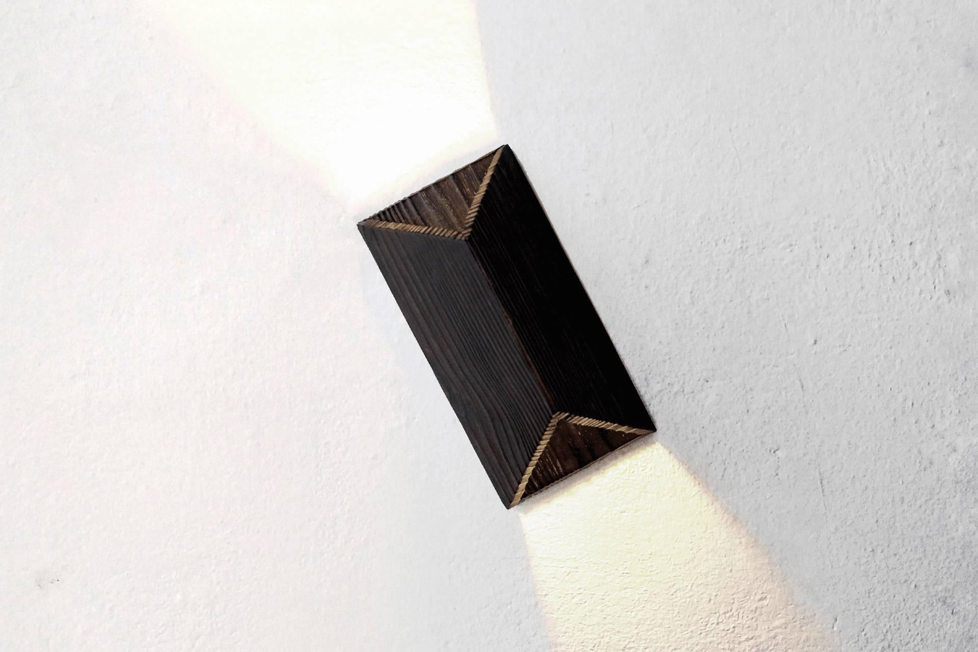 Other Nuno Sconce or Wall Lamp Lighting in Contemporary Geometric Brazilian Design For Sale