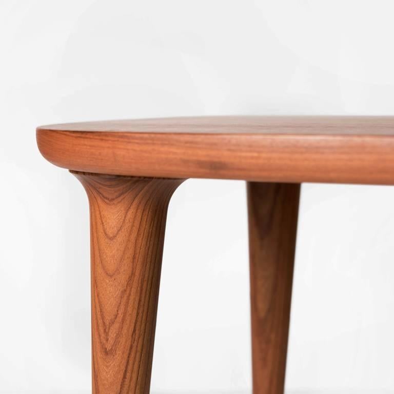 Hardwood Tikin Coffee Table Set made in Black Cabbagebark Tropical Wood  For Sale
