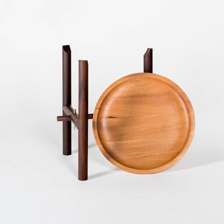 Moderne Table basse contemporaine en bois massif naturel par Ania Wolowska en vente