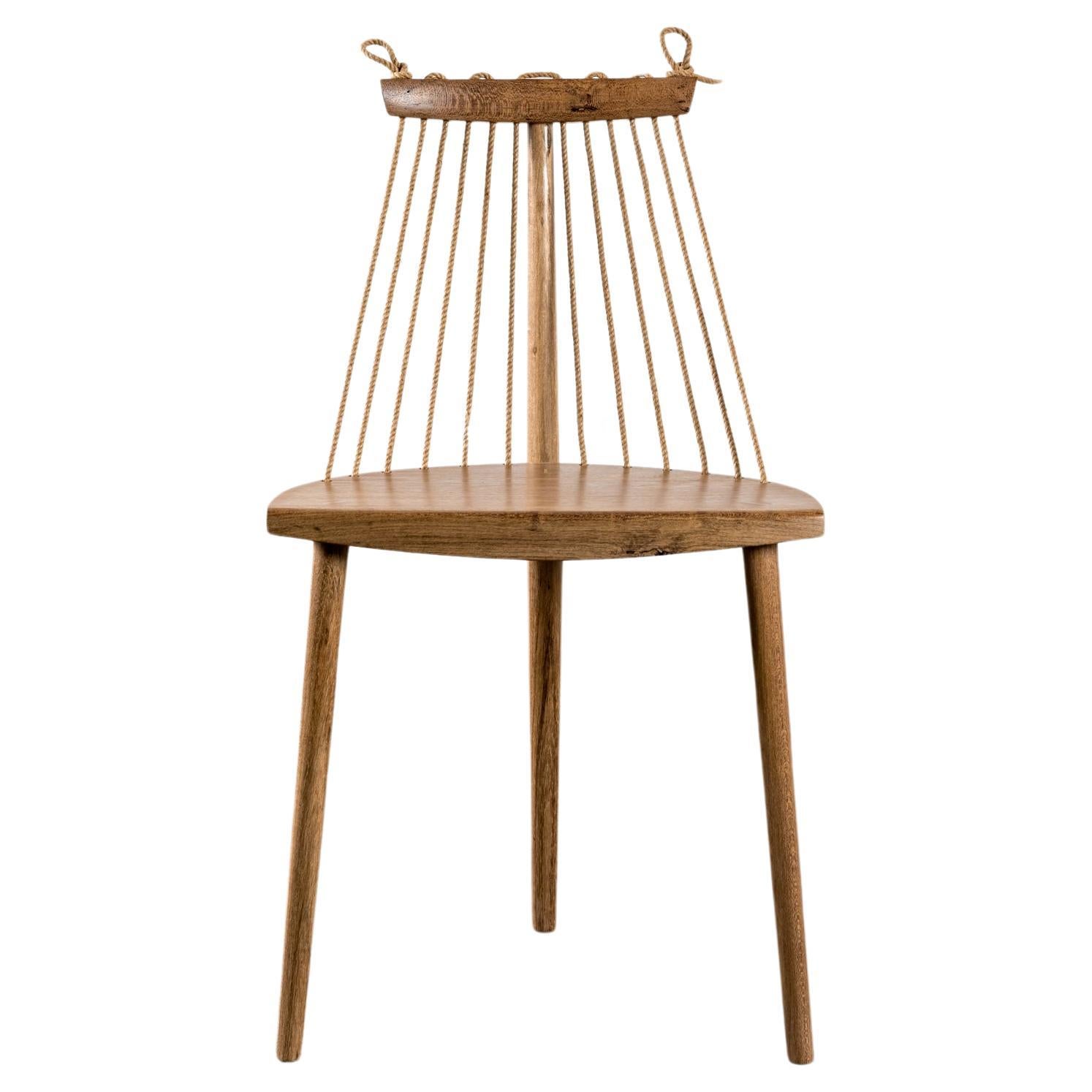 Silla contemporánea de madera dura brasileña de Ricardo Graham Ferreira