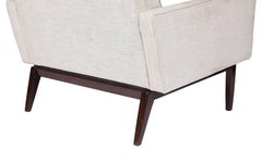 Pair of Brazilian Armchairs with Wood Base by Forma, 1960s