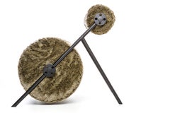 Fauteuil en fourrure de style contemporain brésilien