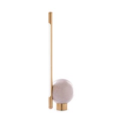 Table Lamp in Marble and Copper, Brazilian Contemporary Style, by Tiago Curioni