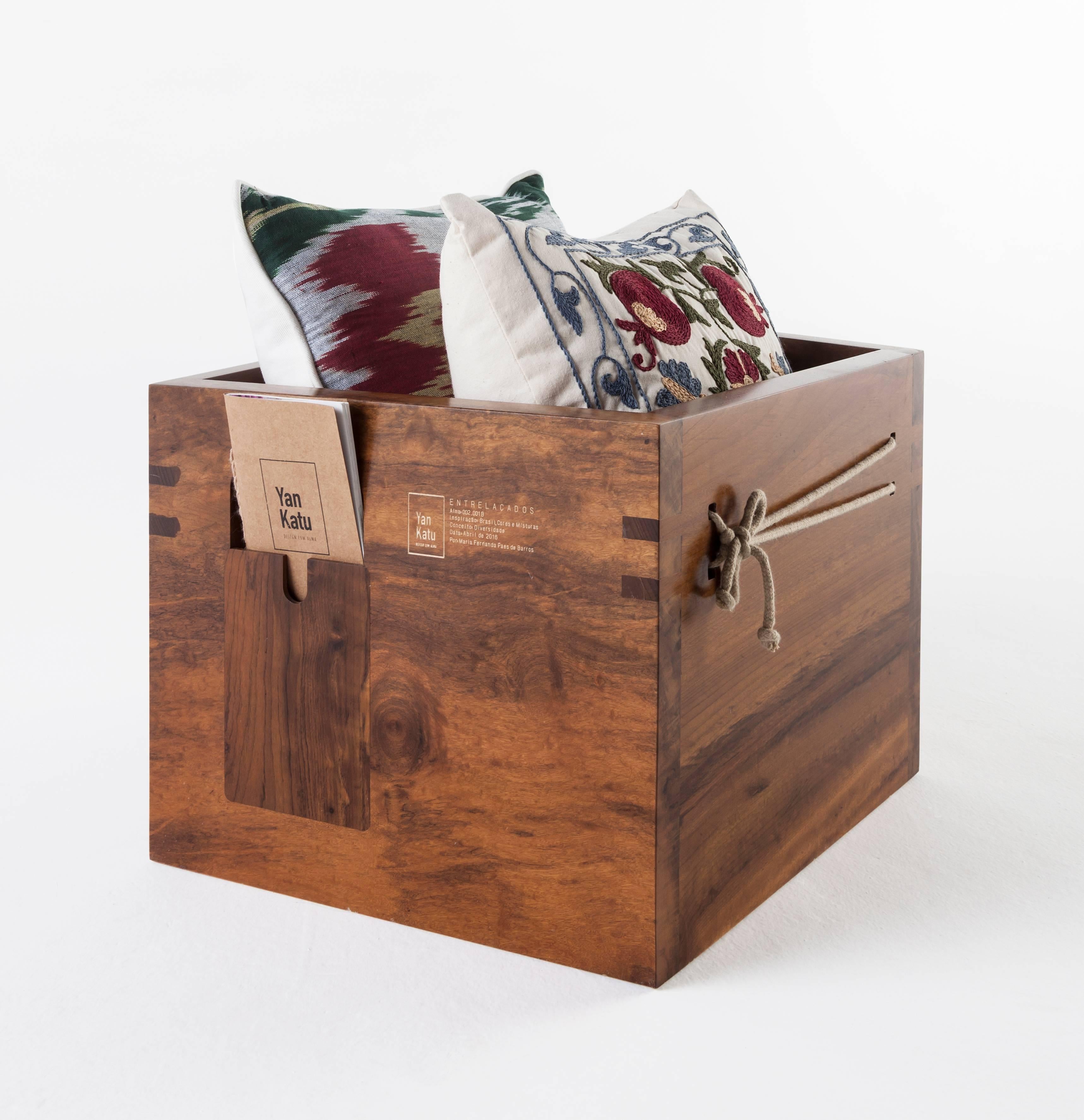 hardwood cube storage