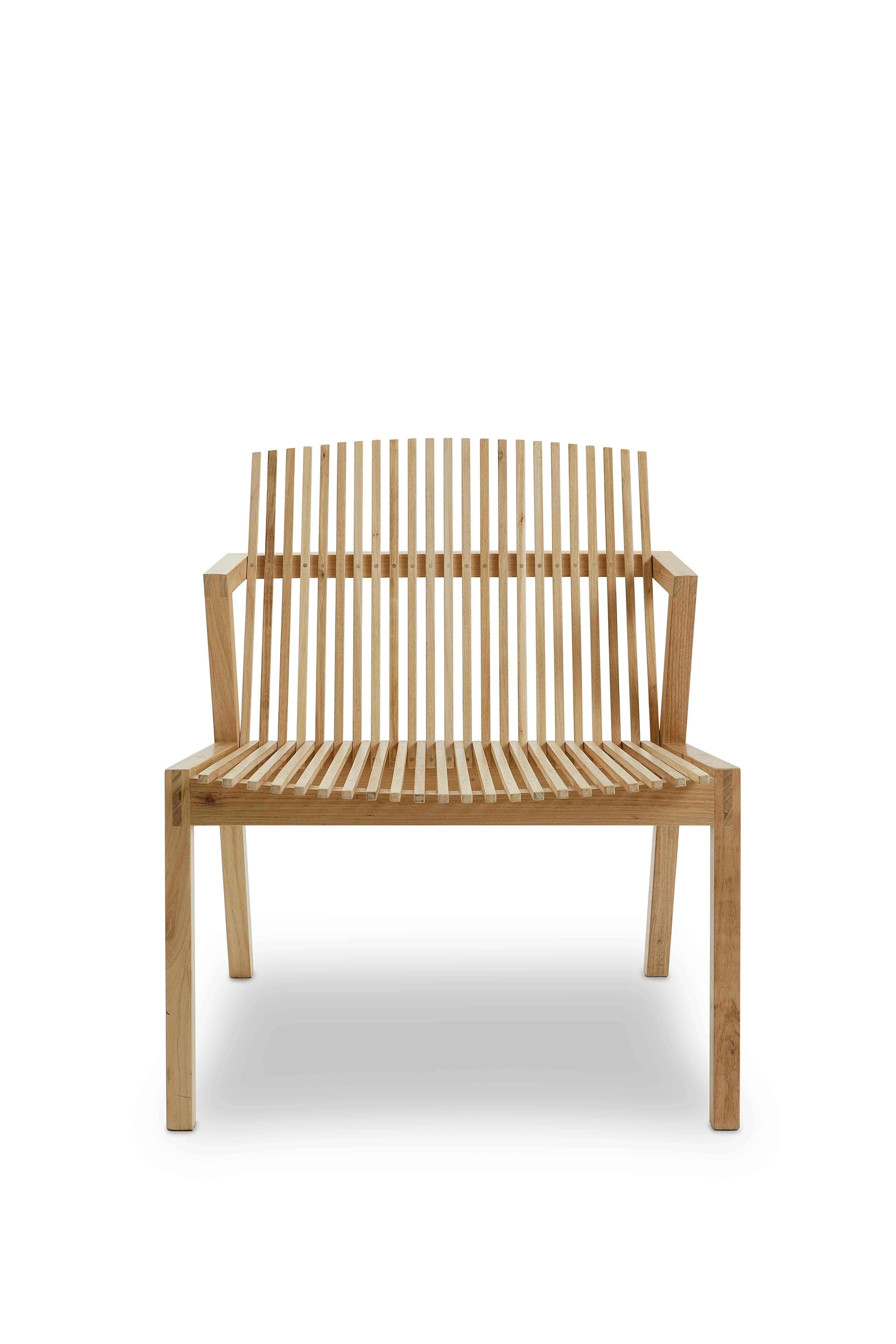 Zeitgenössischer Sessel aus tropischem brasilianischem Hartholz, Rahyja Afrange (Holzarbeit) im Angebot