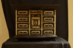Mexican Tortoiseshell and Pen-Engraved Cabinet