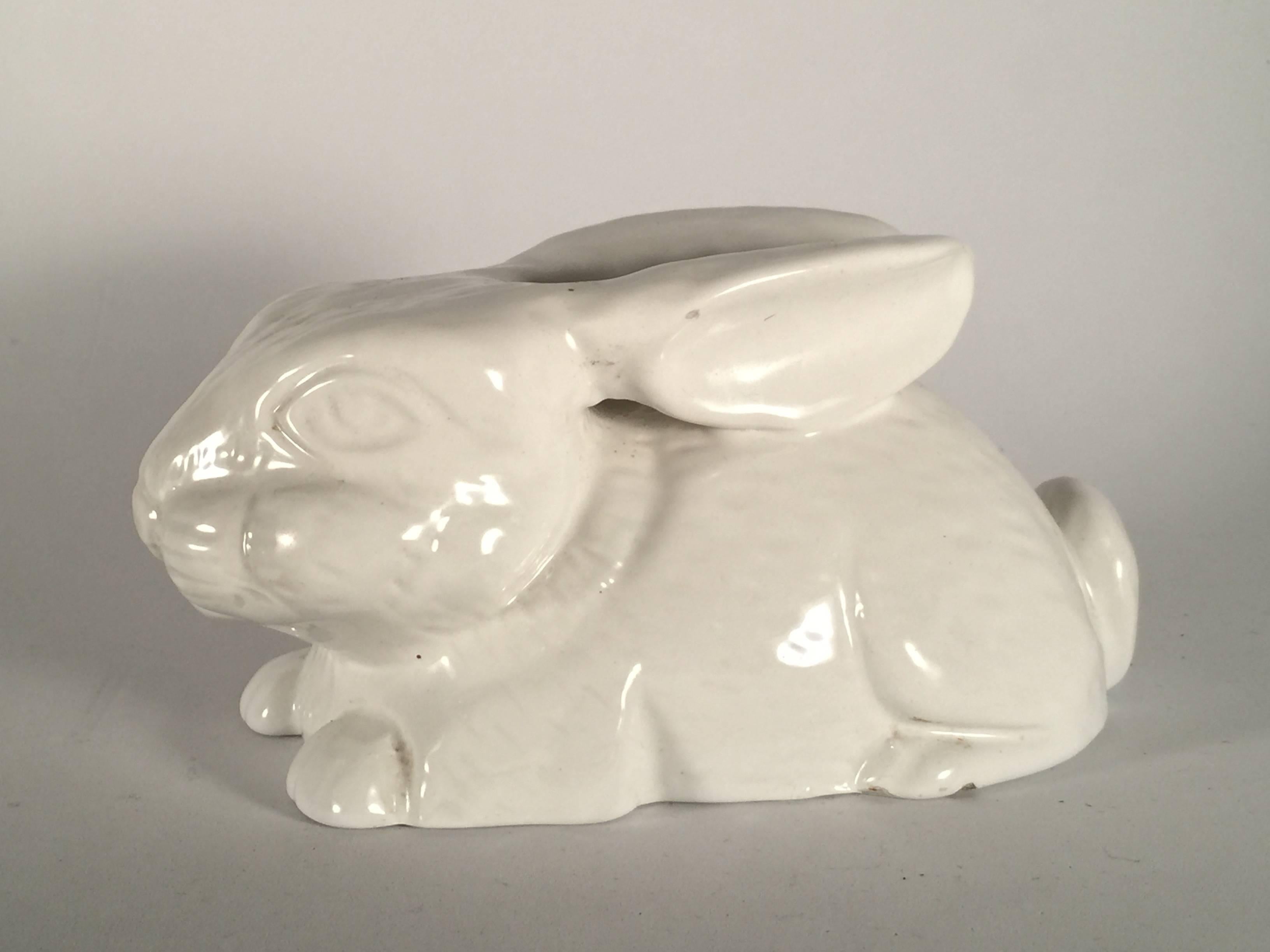 vintage ceramic bunny