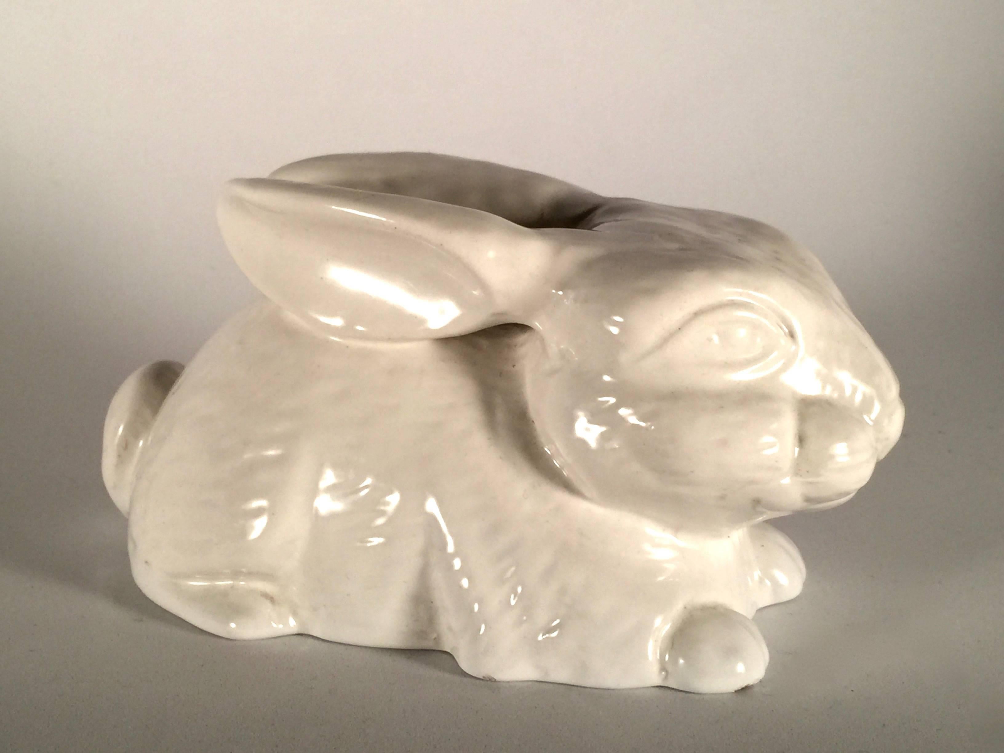 vintage ceramic rabbit