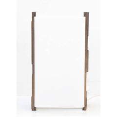 Brazilian Table Lamp in Jacaranda and Acrylic by Percival Lafer