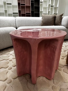 Pulpo Chouchou Ceramic Rose coffee table BY LORENZO ZANOVELLO in STOCK