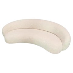Set di due divani Tacchini Julep in bouclé bianco, disegnati da Jonas Wagell, DISPONIBILI