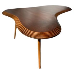 Moveis Cimo. Mid-Century Modern Coffee Table in Imbuia and Pau Marfim Wood