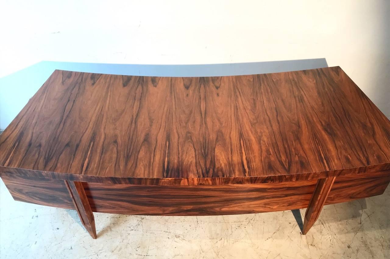 20th Century Cimo Curved Top Midcentury Desk Table