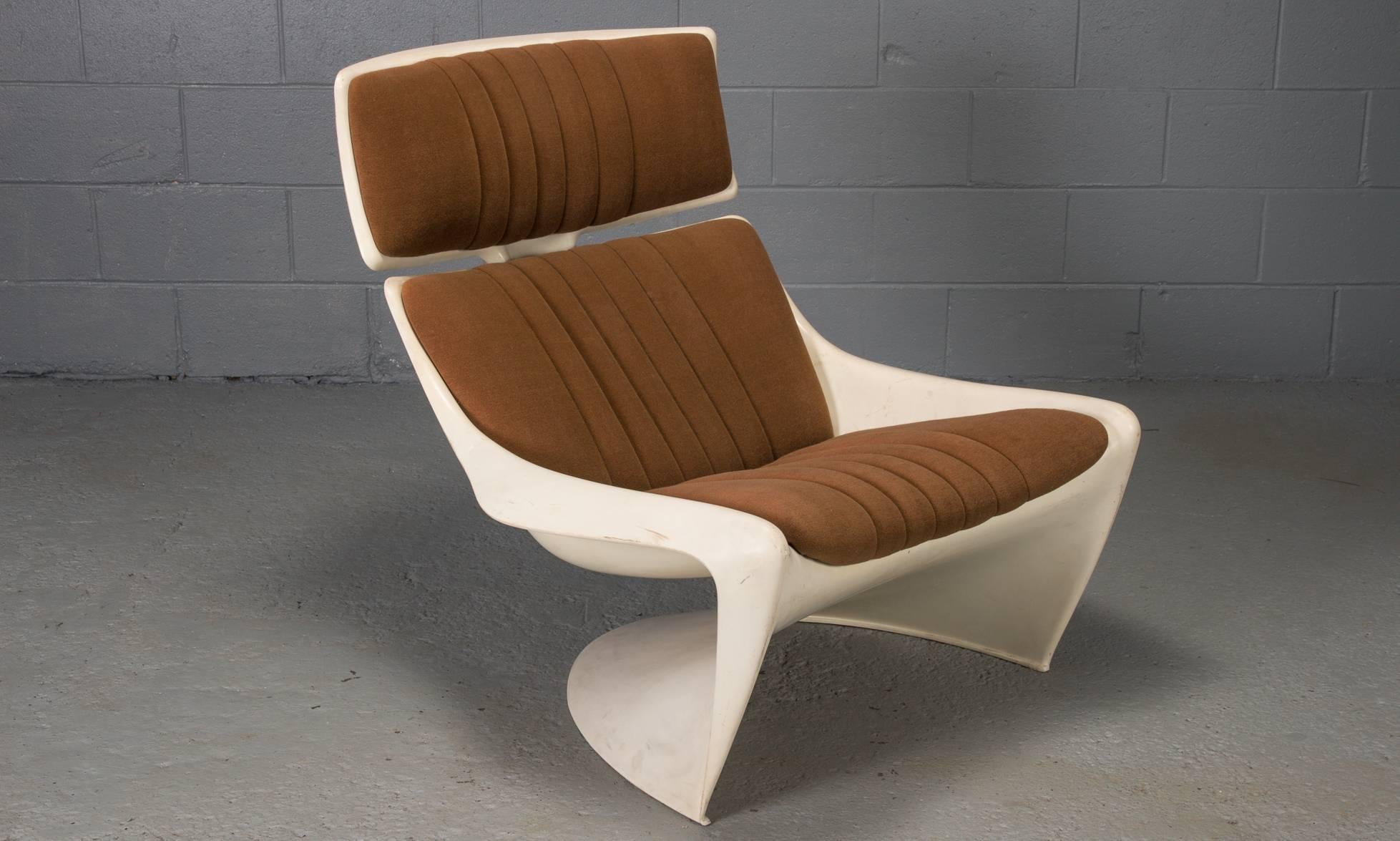 Mid-Century Modern Lounge Chair and Ottoman by Steen Ostergaard, Meteor for Cado