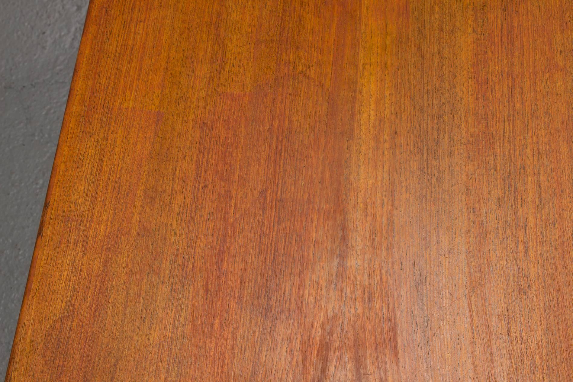 Danish Modern Teak Two-Tier Coffee Table In Good Condition In Belmont, MA